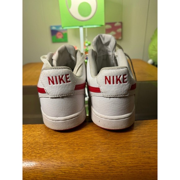 Nike Court Vision Low White University Red” Size 9.5M - Picture 4 of 6